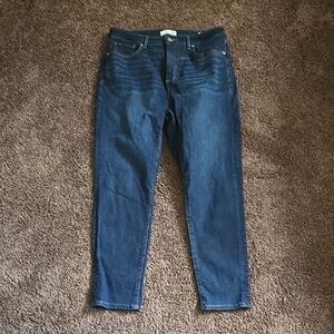 NEW Ann Taylor Loft Dark Blue Curvy Skinny Jeans 30 10